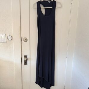 Splendid Navy High-Low Sleeveless Dress